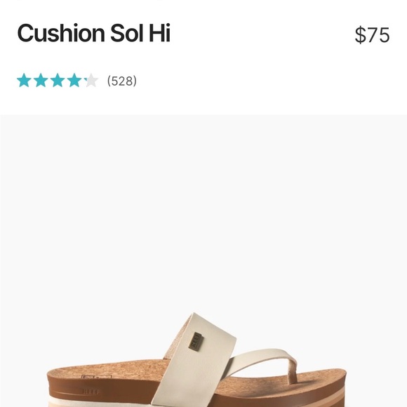 Reef Women’s Sandals Cushion Sol Hi Size 8 NEW - Picture 7 of 7